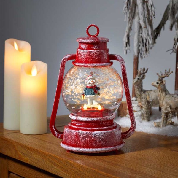 Laubner Store - SnowFall Frosty Lamp