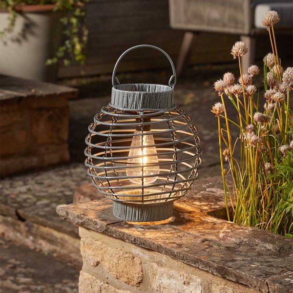 2er-Set Rattan Solarleuchten – Boho-Design, PE-Geflecht, Warmgelb, Wasserdicht, Für Garten & Balkon