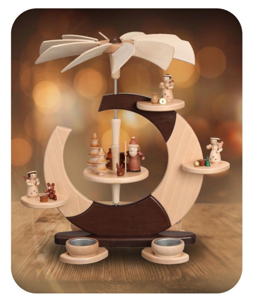 Design Pyramide "offener Kreis" 0737 (LxBxH): 35x27x36 cm