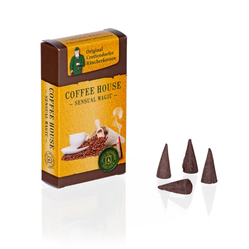 Crottendorfer Räucherkerzen - Coffee House (20 St./Paket)