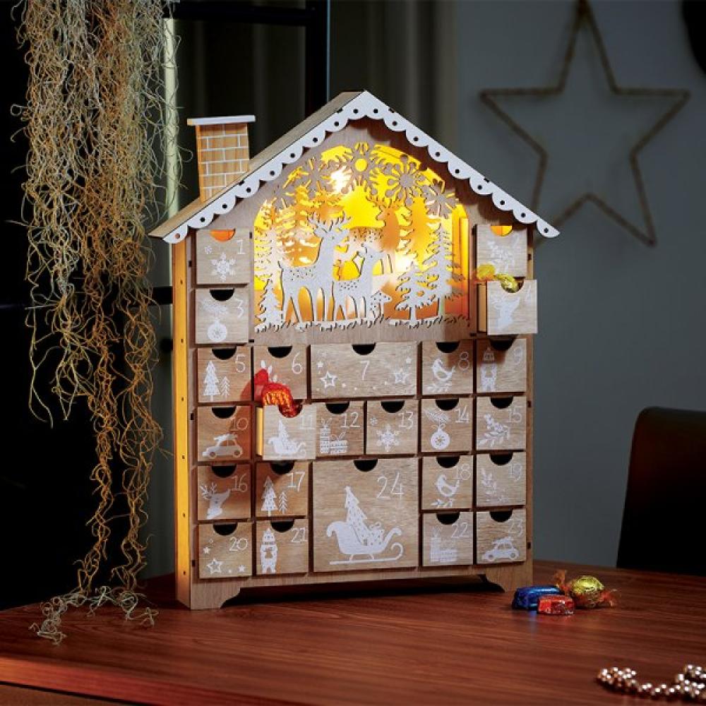 InLit Traditioneller Alpen-Adventskalender zum Befüllen