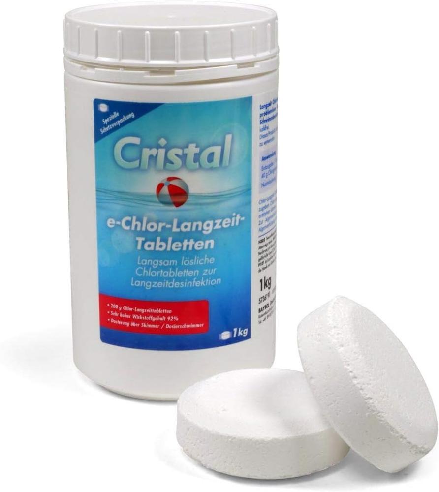 CRISTAL e-Chlor-Langzeit-Tabletten (200g) 1,0 kg