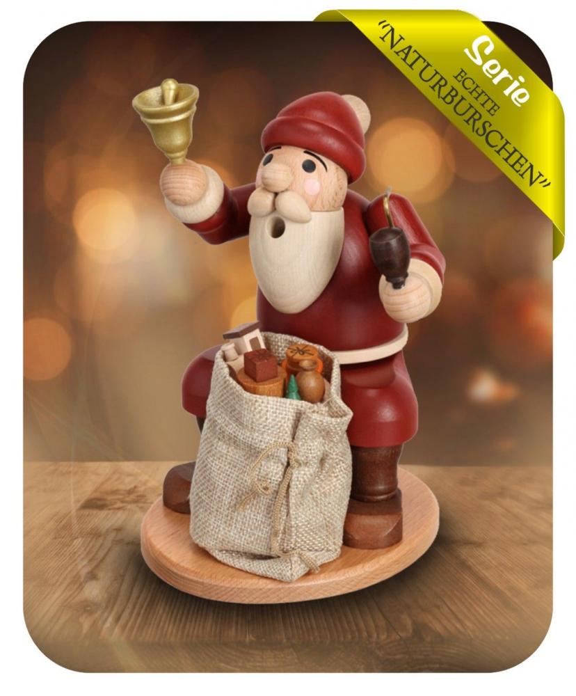 Räucherfigur "Weihnachtsmann mit Sack"