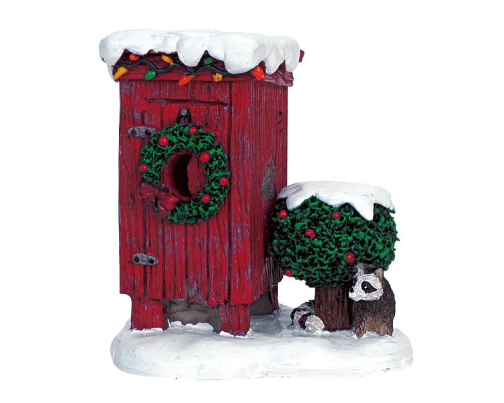 Lemax Geschmücktes Plumpsklo / Christmas Outhouse 64481