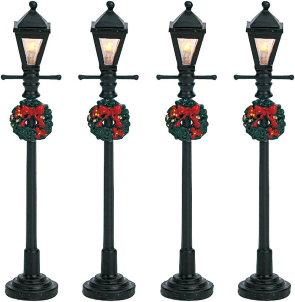 Lemax Straßenlaternen Set / Gas Lantern Street Lamp 64498