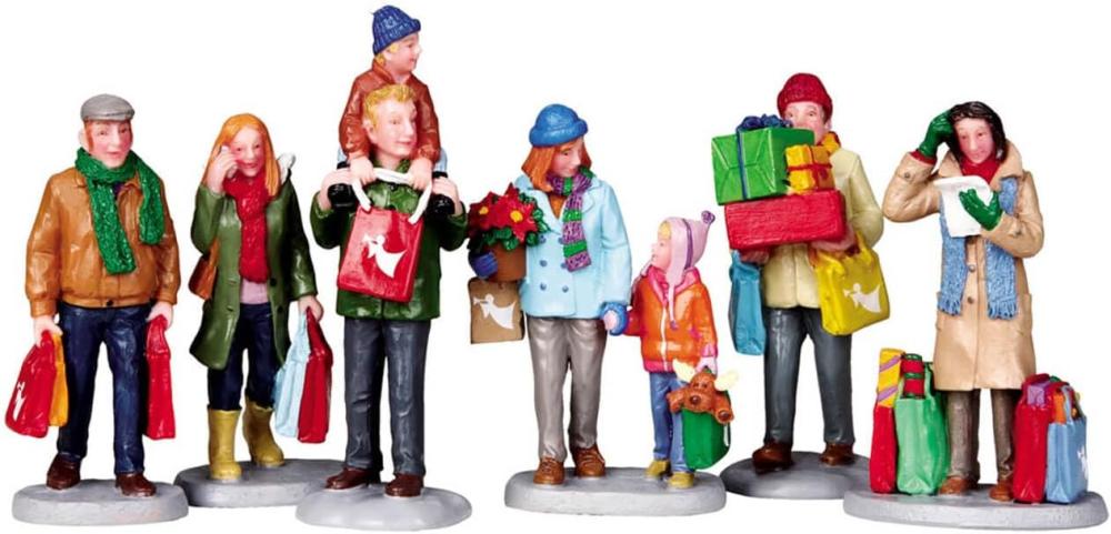 Lemax Holiday Shoppers 6-teiliges Figurenset 92683