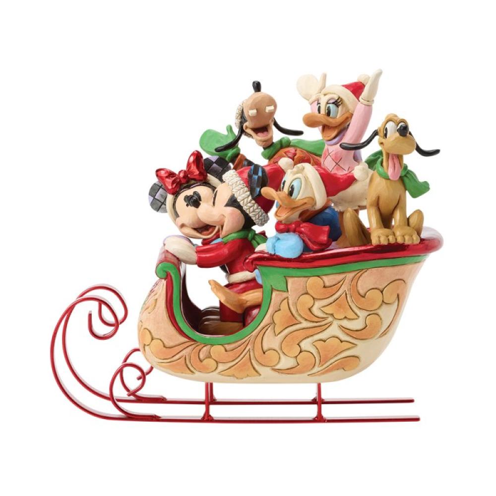 A Sleigh Full of Joy – Weihnachts-Schlitten mit Mickey & Friends von Disney Traditions by Jim Shore