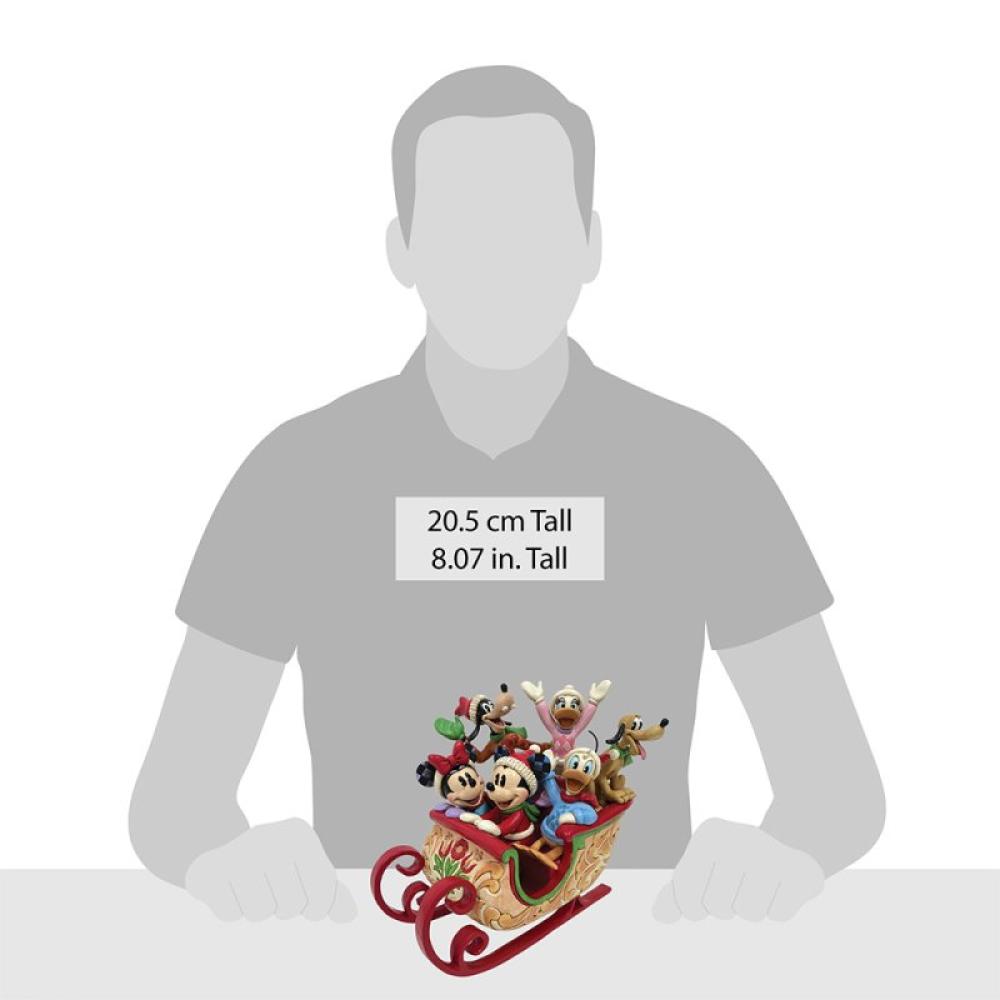 A Sleigh Full of Joy – Weihnachts-Schlitten mit Mickey & Friends von Disney Traditions by Jim Shore