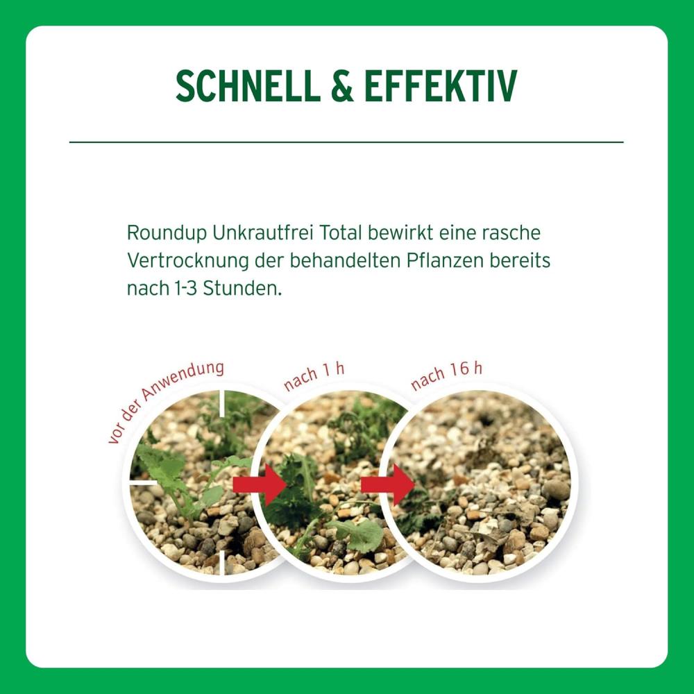Roundup Unkrautfrei Total Konzentrat 270 ml - Unkrautfrei, Unkrautvernichter