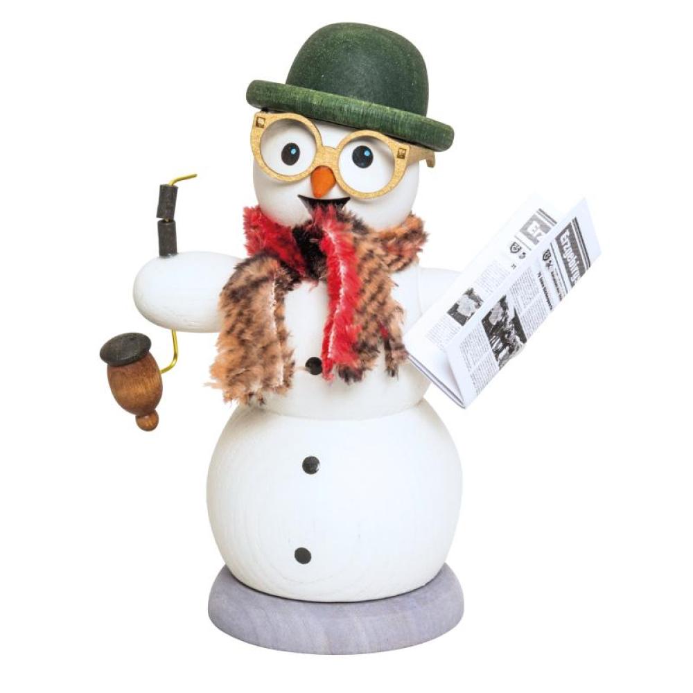 Schneemann mit Zeitung 35042