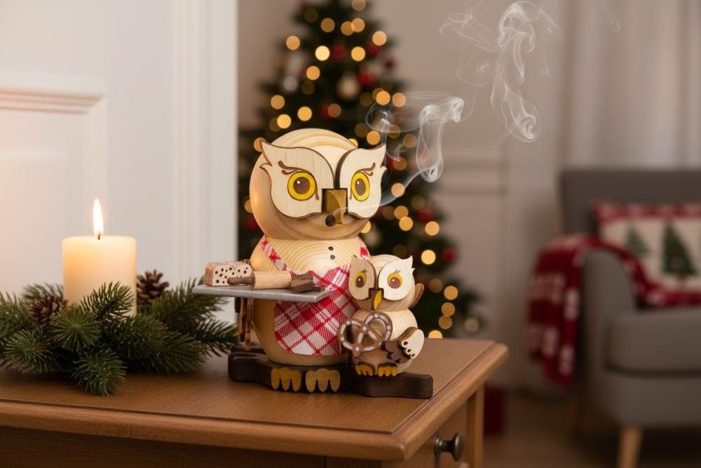 Raucheule Weihnachtsbäckerei mit Kind 37244