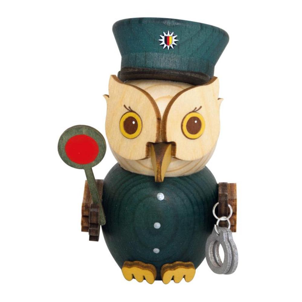 MINI Eule Polizist (7 cm)