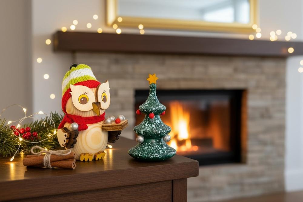 Kuhnert MINI Eule mit Weihnachtsbaum 37380