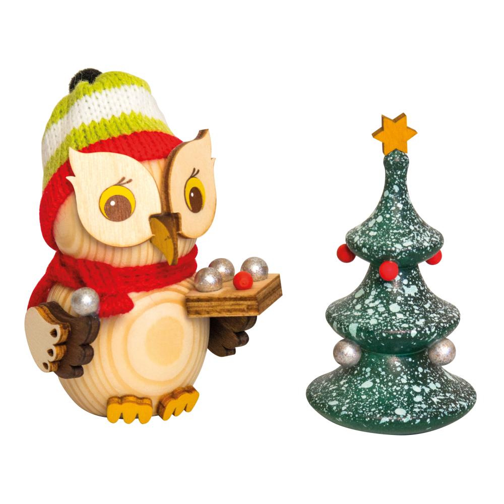 Kuhnert MINI Eule mit Weihnachtsbaum 37380