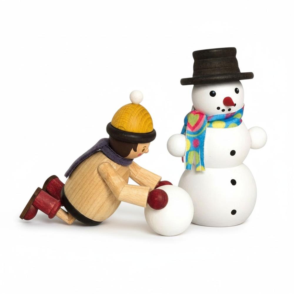Mäxchen mit Schneekugel (12 cm)