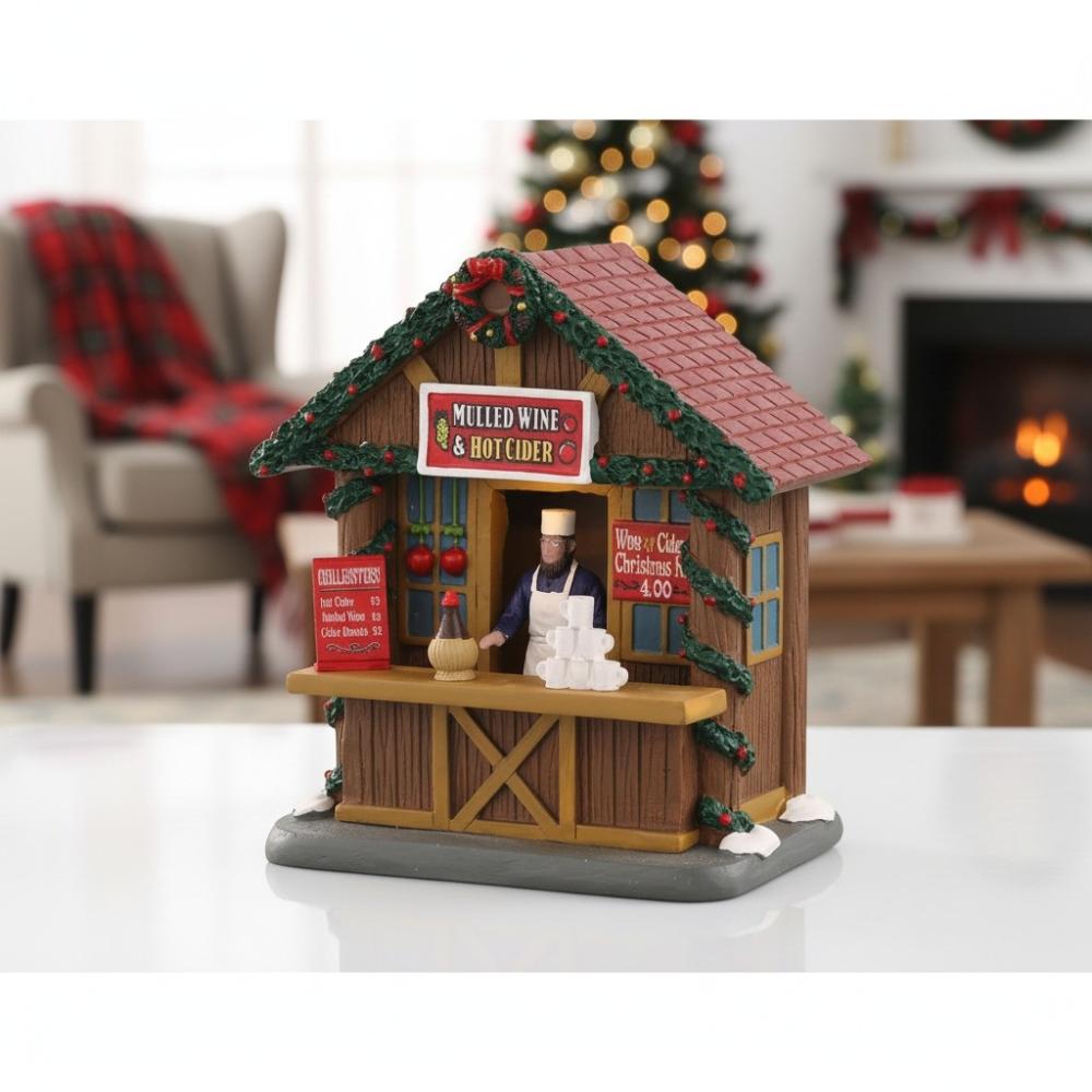 Lemax 04741 Mulled Wine And Ciders B/O 4,5V (3V) | Weihnachtsdorf-Haus