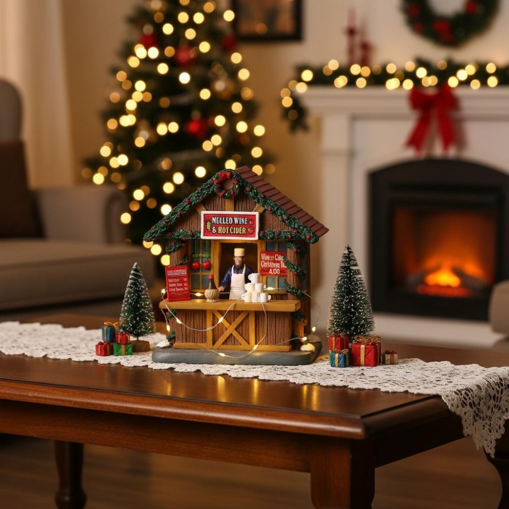 Lemax 04741 Mulled Wine And Ciders B/O 4,5V (3V) | Weihnachtsdorf-Haus