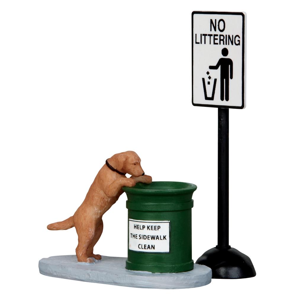 Lemax 14364 – No Littering, Set of 2 | Figuren