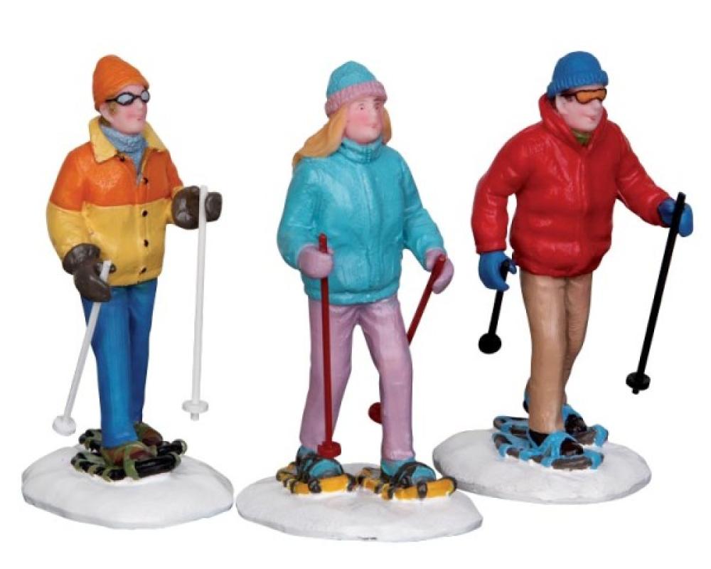 LEMAX 22033 „Snowshoe Walkers, Set of 3“