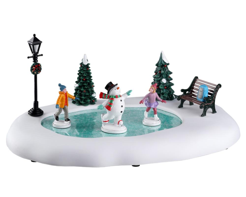 Lemax 24951 - FROSTY GOES ICE SKATING, B/O (4.5V)