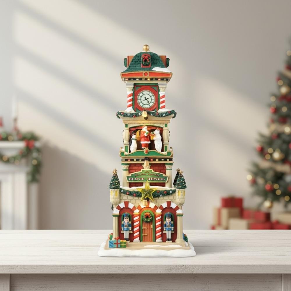 LEMAX 55320 - The Village Square Clock Tower