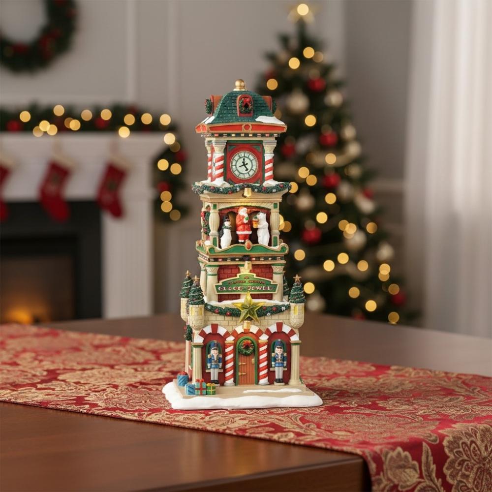LEMAX 55320 - The Village Square Clock Tower