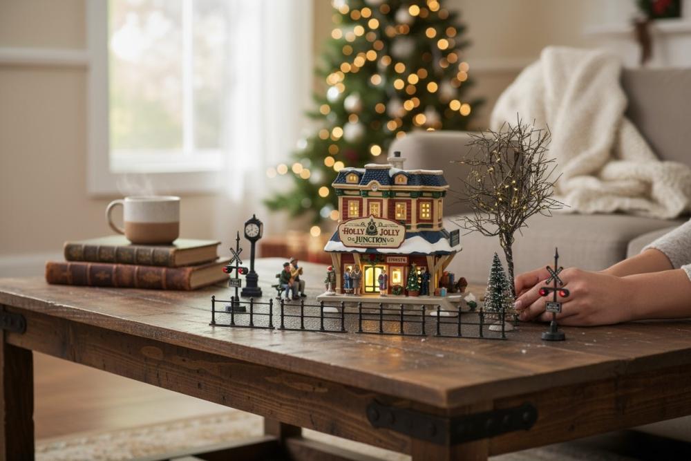 LEMAX 56672 - Holly Jolly Junction Set