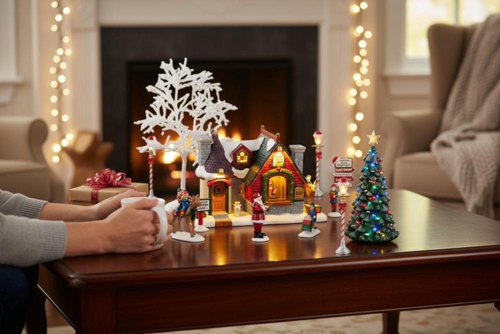 LEMAX 56674 - Santa's Snack Shack Set