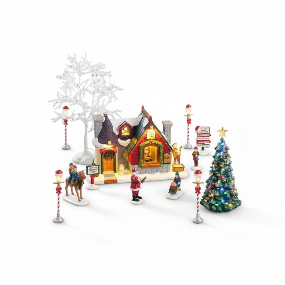 LEMAX 56674 - Santa's Snack Shack Set