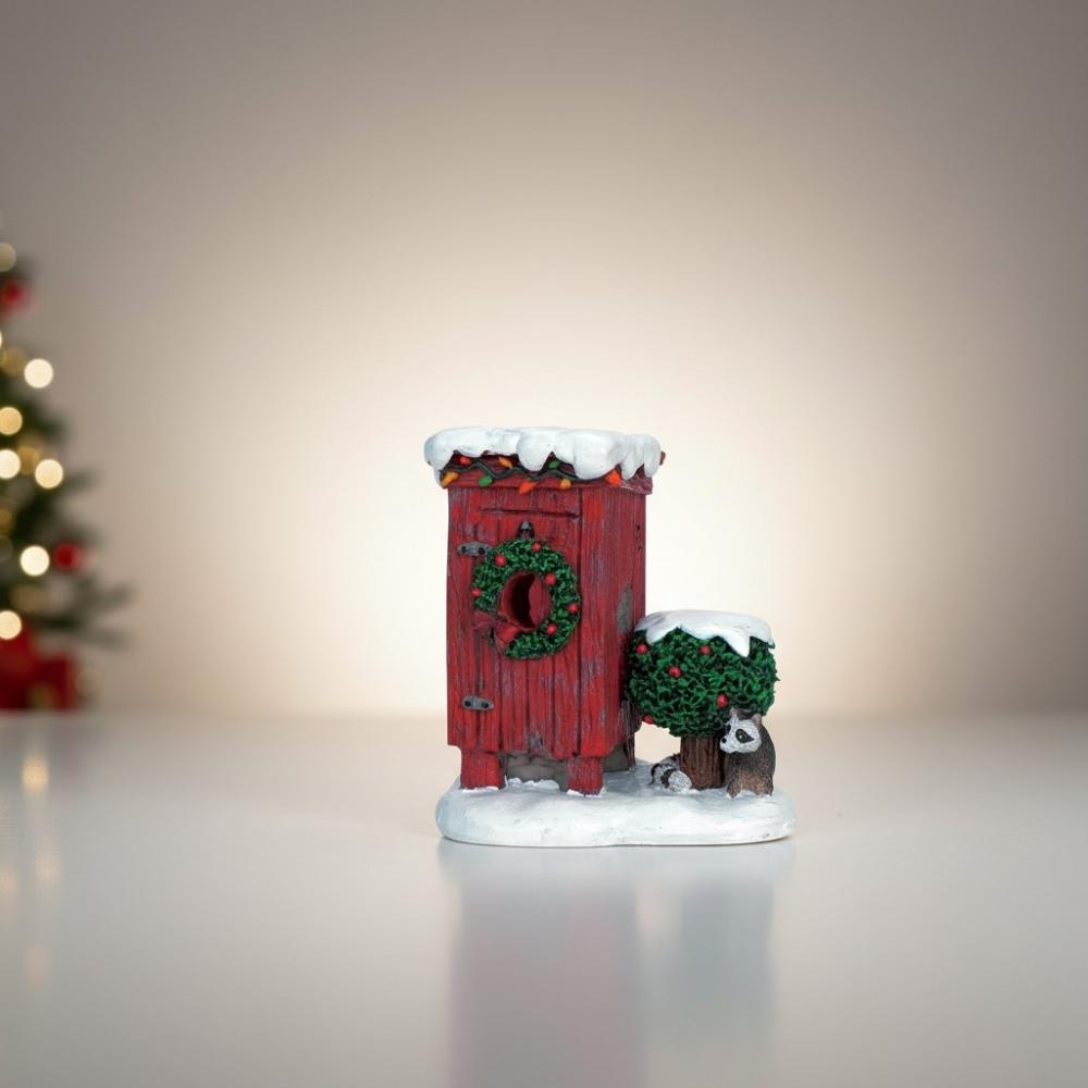 Lemax Geschmücktes Plumpsklo / Christmas Outhouse 64481