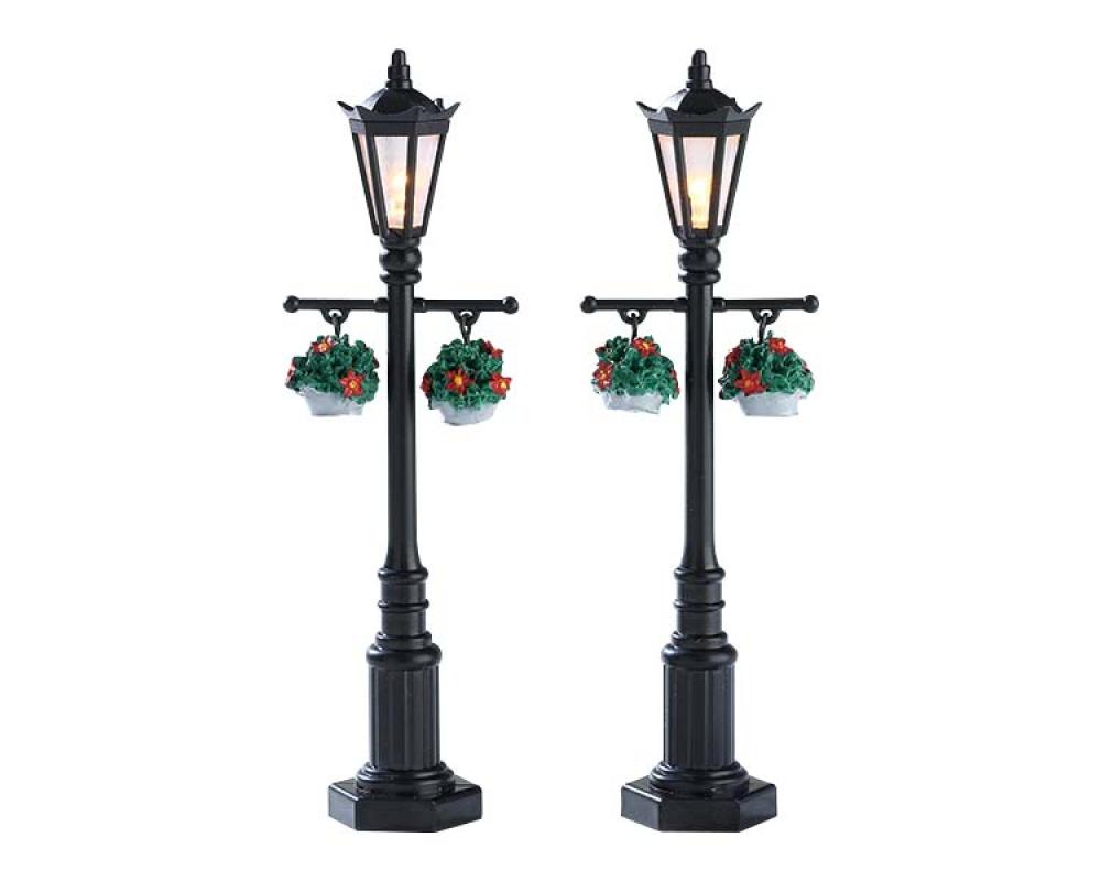 Lemax 74231 – Old English Lamp Post (Set of 2) | Beleuchtetes Zubehör