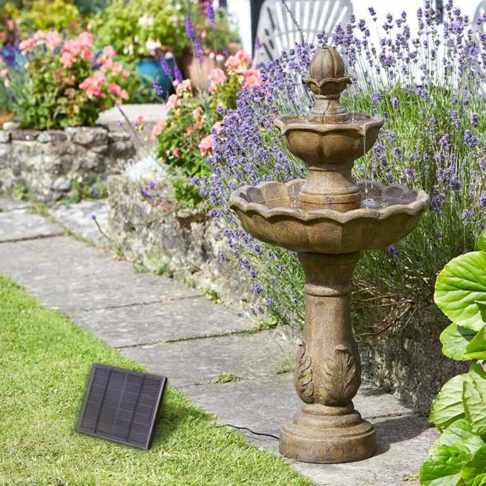 Kingsbury Hybrid-Solarbrunnen 98 cm 1170950 Wasserspiel