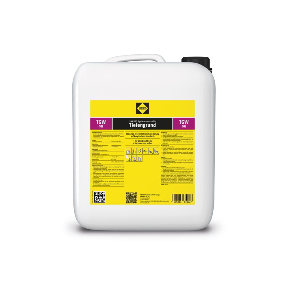 Sakret Tiefengrund / Aufbrennsperre TGW 10 Liter