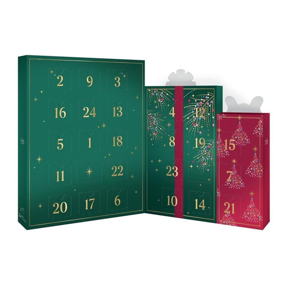 Yankee Candle Adventskalender „24 Tage voller Düfte“ mit 24 Teelichtern & Teelichthalter 2254336