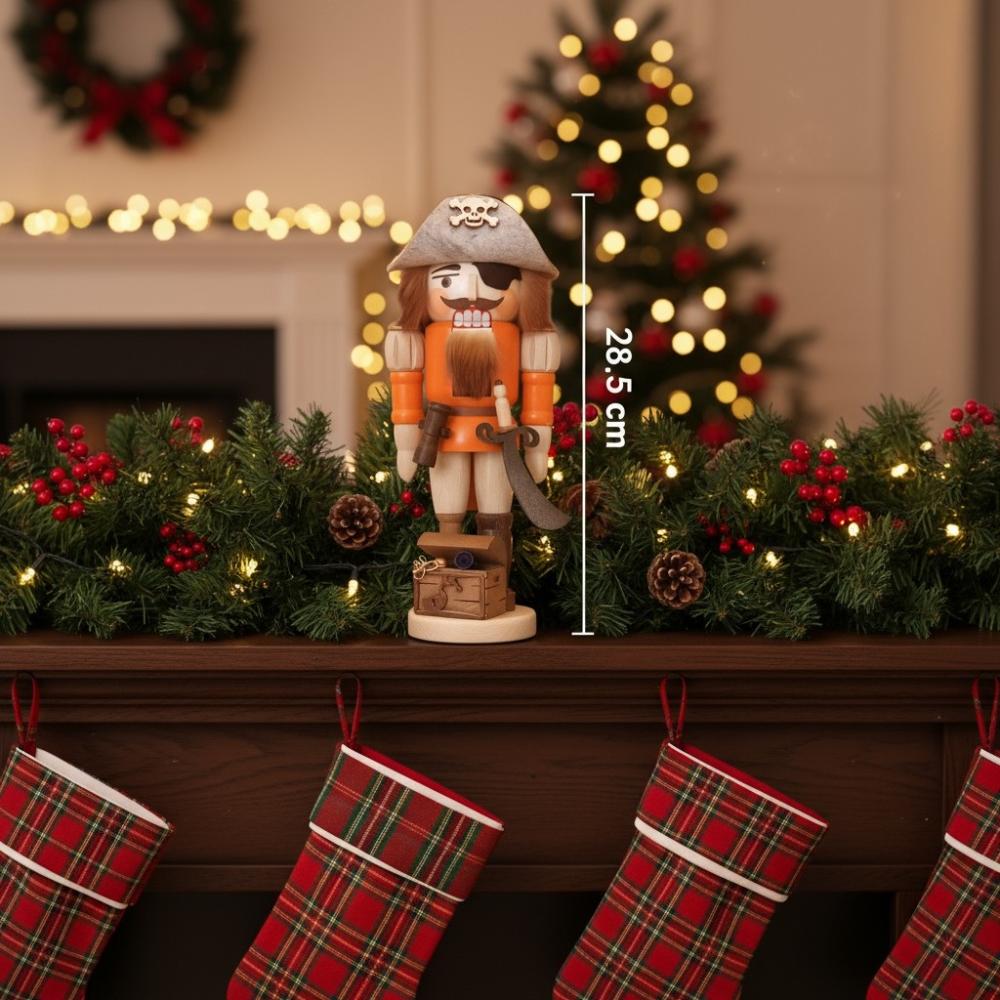 Nussknacker Pirat, mittel (28,5 cm)