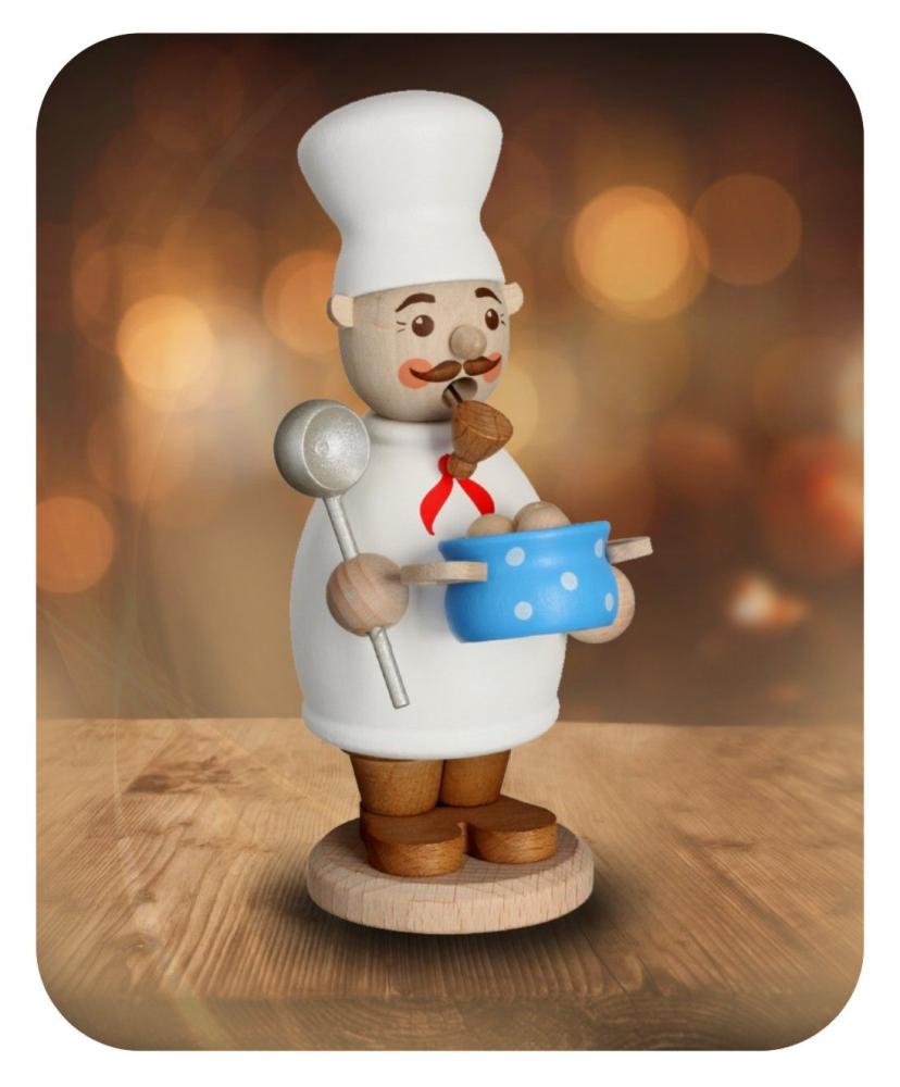 Räuchermann Koch 5221 Höhe 13 cm