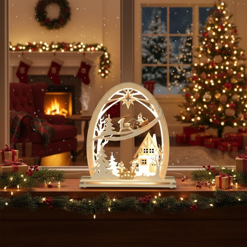 Seidel LED Schwibbogen „Nikolaus“ (Modell 818-G)