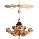 Hängepyramide natur, Seiffener Kirche, Erzgebirge