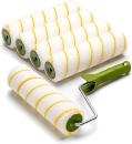 5 x Colorus Gelbfaden 25 cm Farbwalze / Malerwalze Polyacryl / Für Wand und Fassadenfarben / Malerrolle inklusive
