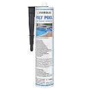 Everglue Poly Pool 1K MS-Polymer Montagekleber zum Kleben und Abdichten, unter Wasser einsetzbar. Farbe: Schwarz, 440g Kartusche