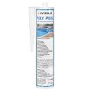 Everglue Poly Pool 1K MS-Polymer Montagekleber zum Kleben und Abdichten, unter Wasser einsetzbar. Farbe: Blau, 440g